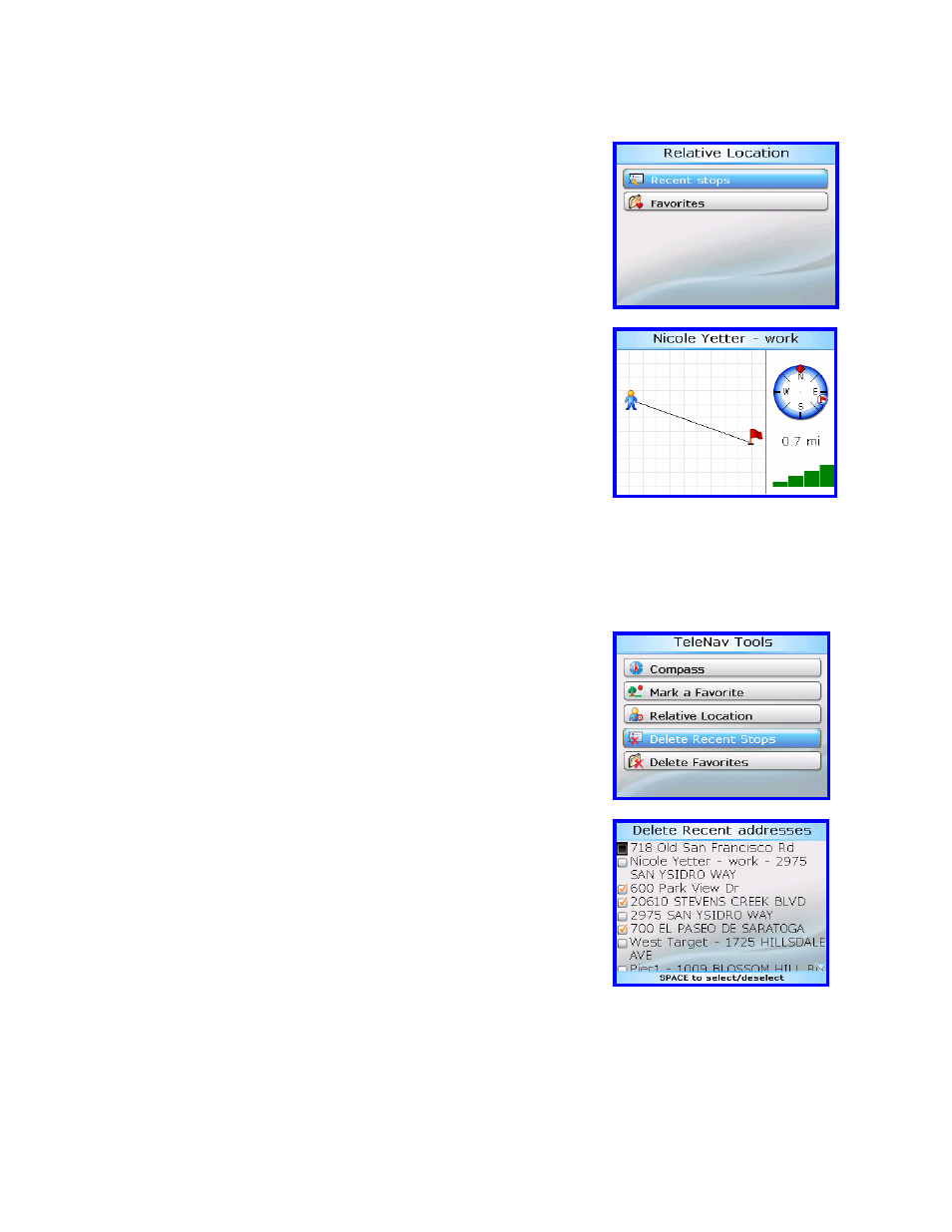 Telenav for T-Mobile Supported Devices: v4.4 for BlackBerry 8100 Pearl User Manual | Page 23 / 33