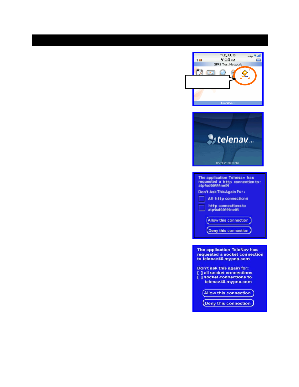 Telenav for T-Mobile Supported Devices: v4.4 for BlackBerry 8100 Pearl User Manual | Page 8 / 33