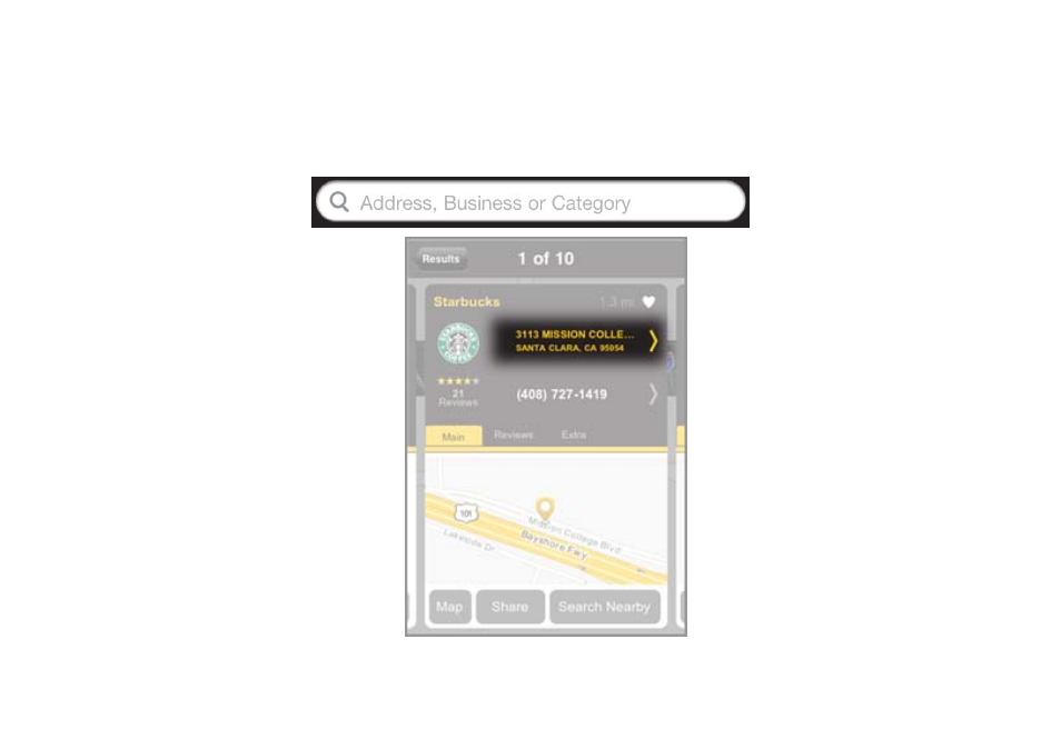 Telenav for iPhone (open market) Supported Devices: v7.0 User Manual | Page 46 / 153