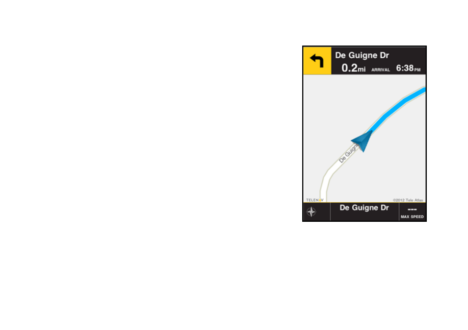 2 2d moving map | Telenav for iPhone (open market) Supported Devices: v7.0 User Manual | Page 54 / 153