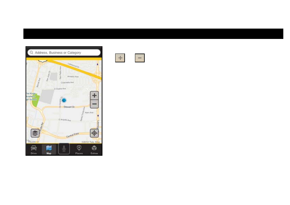 Maps menu | Telenav for iPhone (open market) Supported Devices: v7.0 User Manual | Page 74 / 153