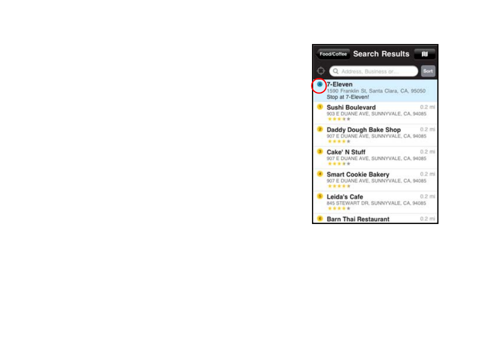3 sponsored results | Telenav for iPhone (open market) Supported Devices: v7.0 User Manual | Page 88 / 153