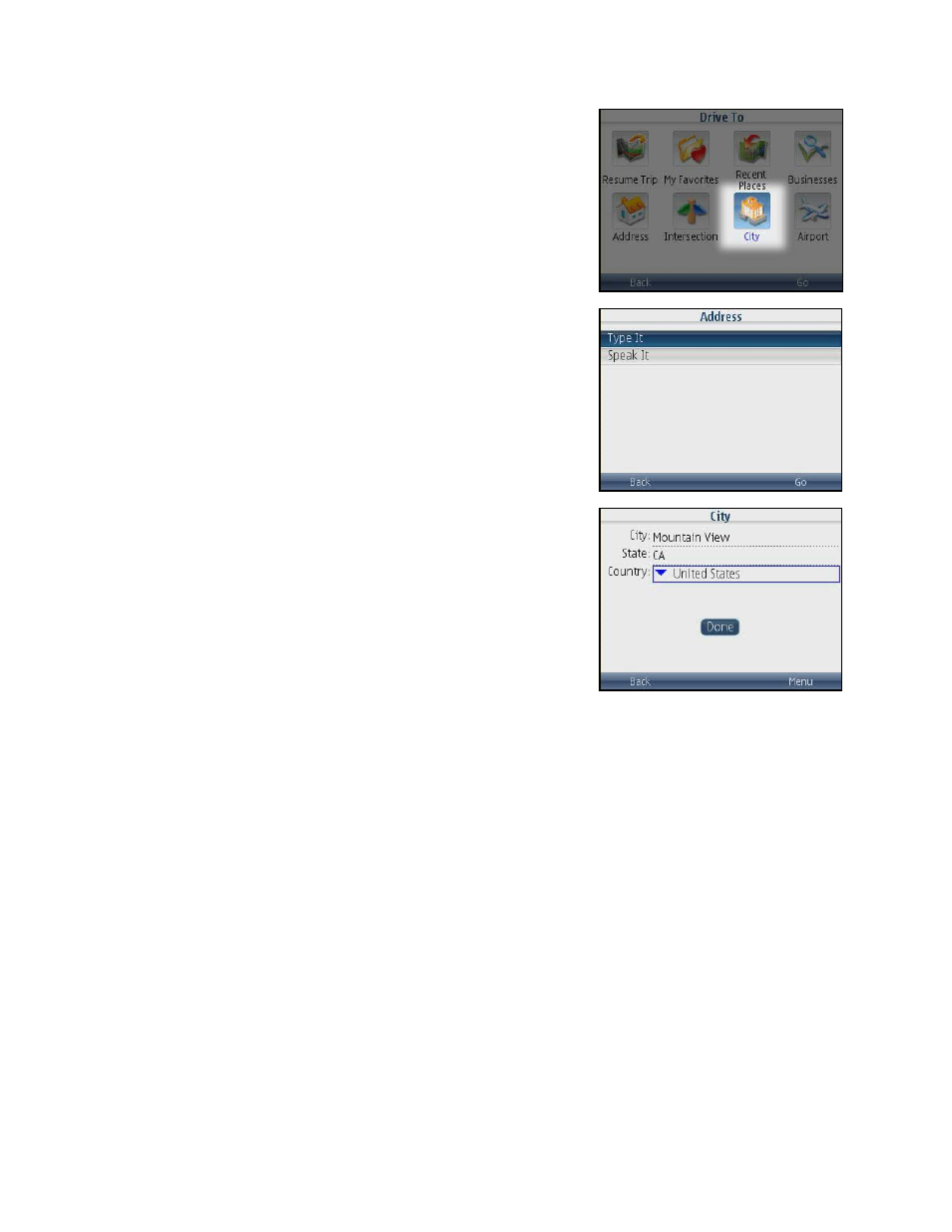 City | Telenav for Cincinnati Bell Supported Devices: v5.5 Lite for Symbian phones User Manual | Page 23 / 59