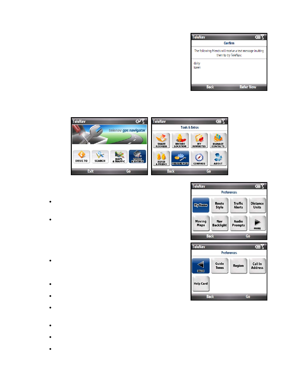 Preferences | Telenav for Cincinnati Bell Supported Devices: v5.2 for Windows Mobile smartphones Users Guide User Manual | Page 46 / 55