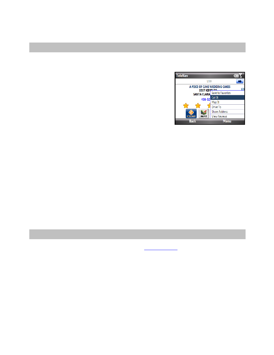 Phone calls, Making a phone call from telenav gps navigator, Taking an incoming call | Interruption of other services, Change your pin number | Telenav for Cincinnati Bell Supported Devices: v5.2 for Windows Mobile smartphones Users Guide User Manual | Page 50 / 55