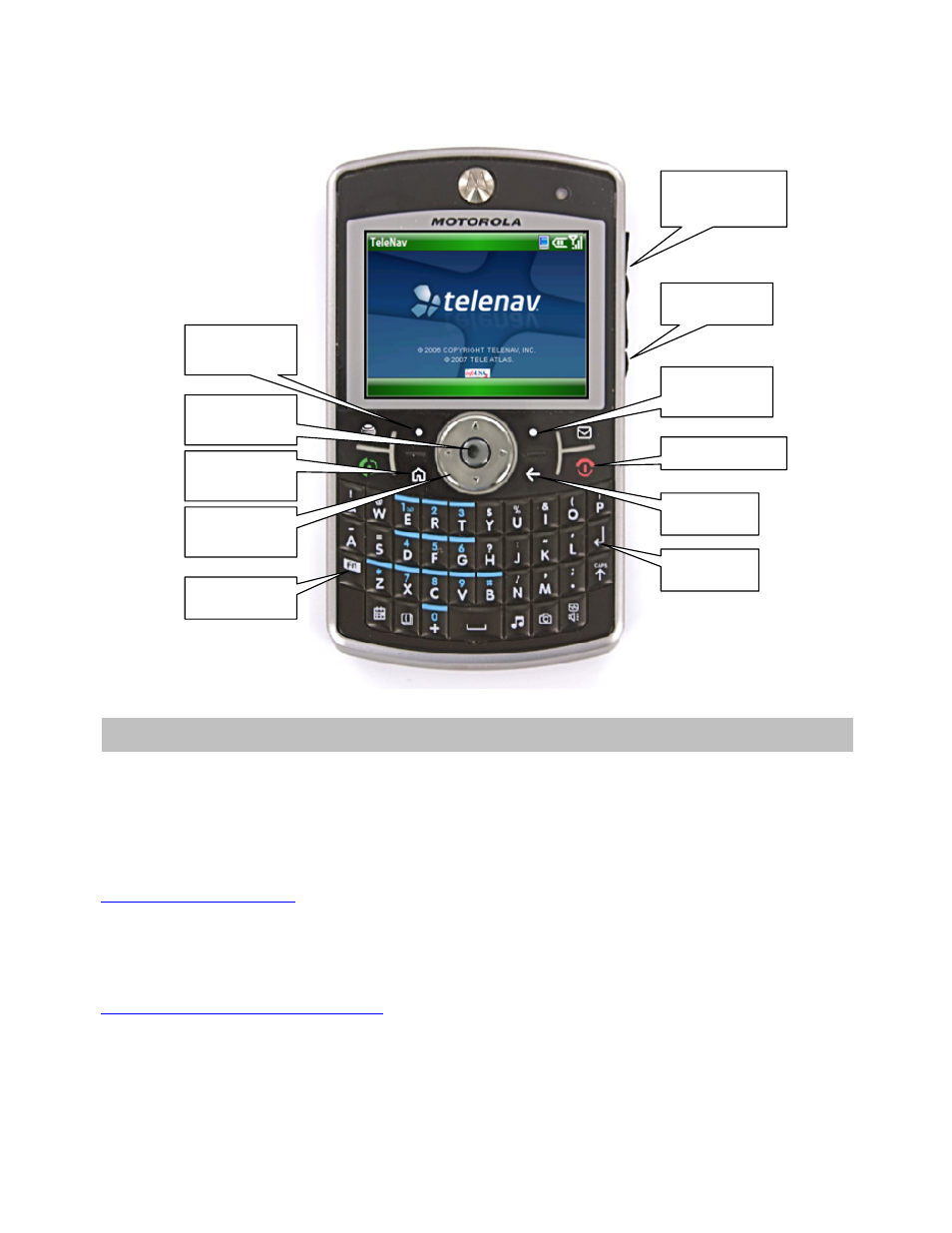 Motorola q, Installing telenav gps navigator | Telenav for Cincinnati Bell Supported Devices: v5.2 for Windows Mobile smartphones Users Guide User Manual | Page 7 / 55