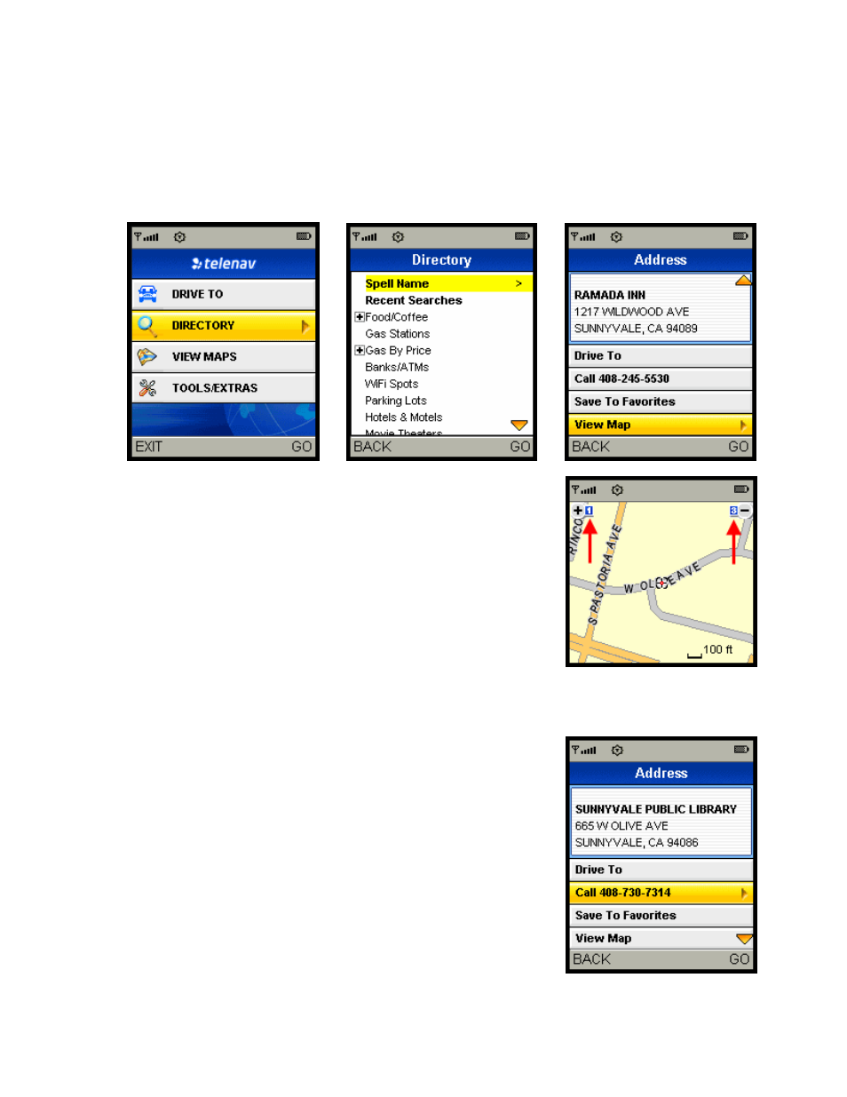 Telenav for Alltel Supported Devices: v5.0 for Samsung u520 User Manual | Page 31 / 44