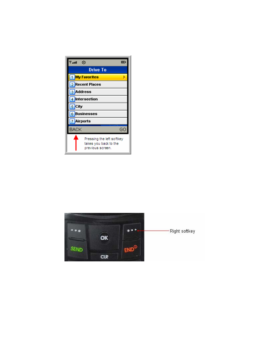 Telenav for Alltel Supported Devices: v5.0 for Samsung r510 User Manual | Page 7 / 45