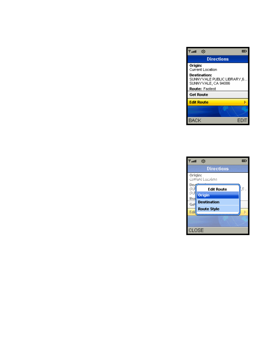 Telenav for Alltel Supported Devices: v5.0 for Samsung SCH-R500 Hue User Manual | Page 22 / 45