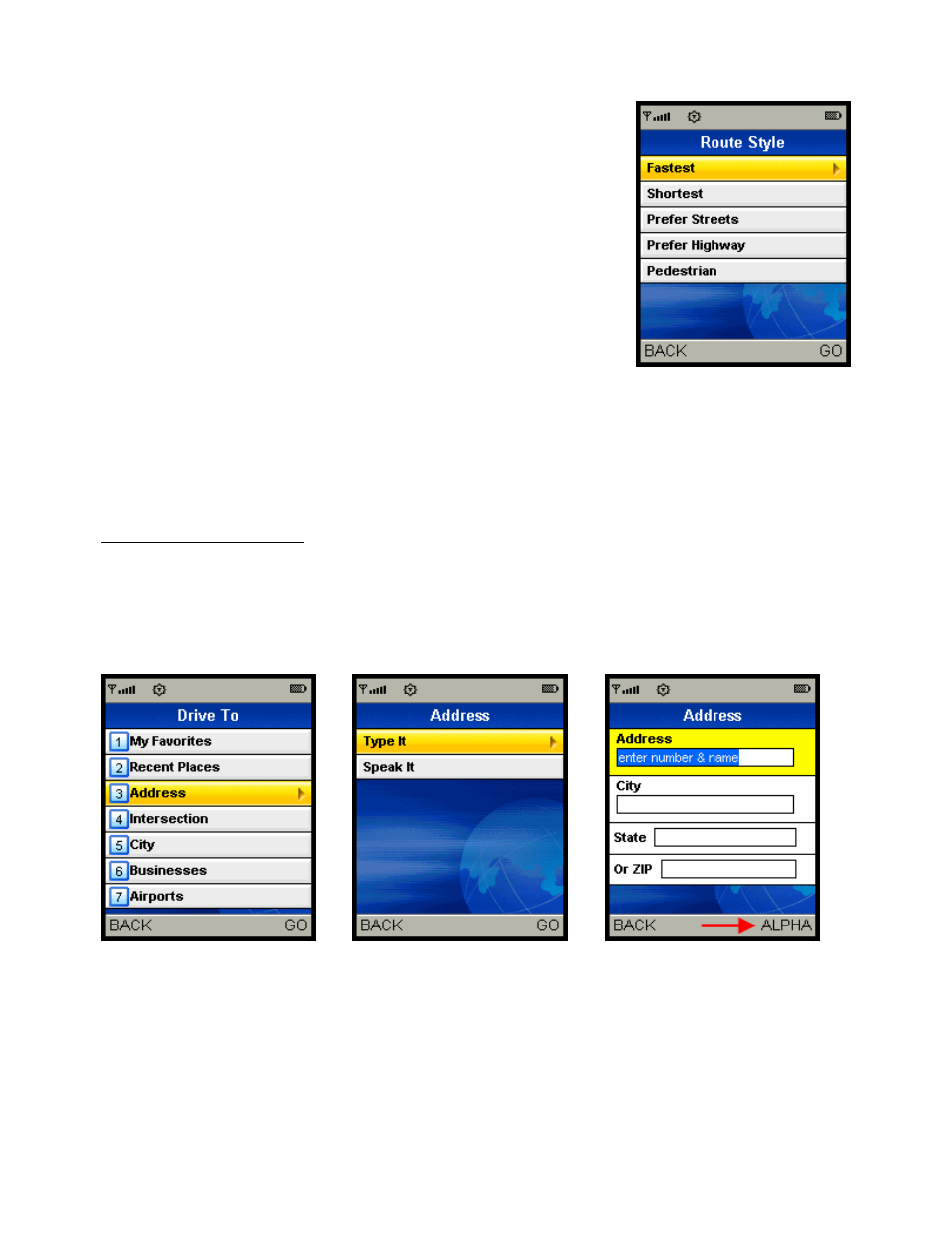 Telenav for Alltel Supported Devices: v5.0 for Samsung SCH-R500 Hue User Manual | Page 23 / 45