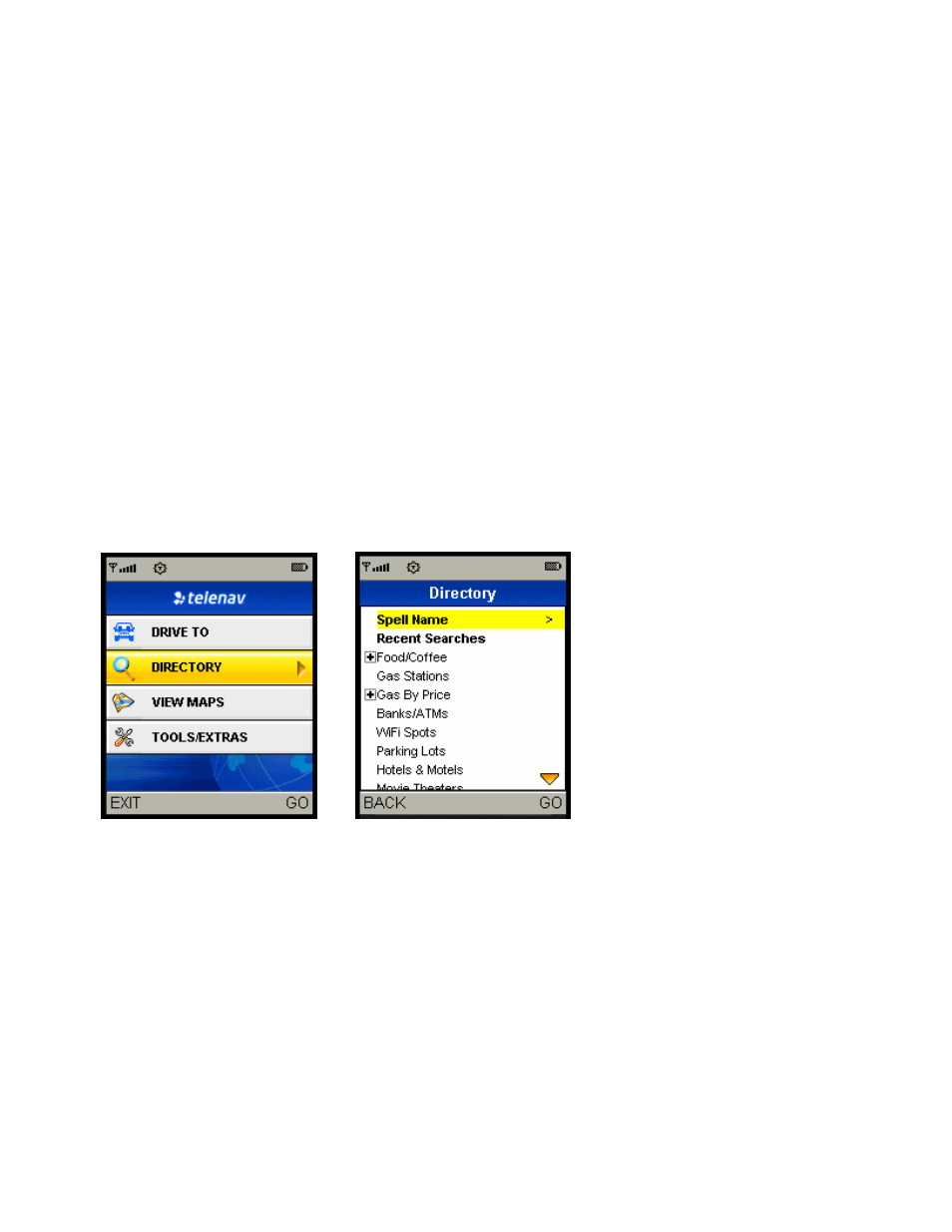 Telenav for Alltel Supported Devices: v5.0 for Samsung SCH-R500 Hue User Manual | Page 36 / 45