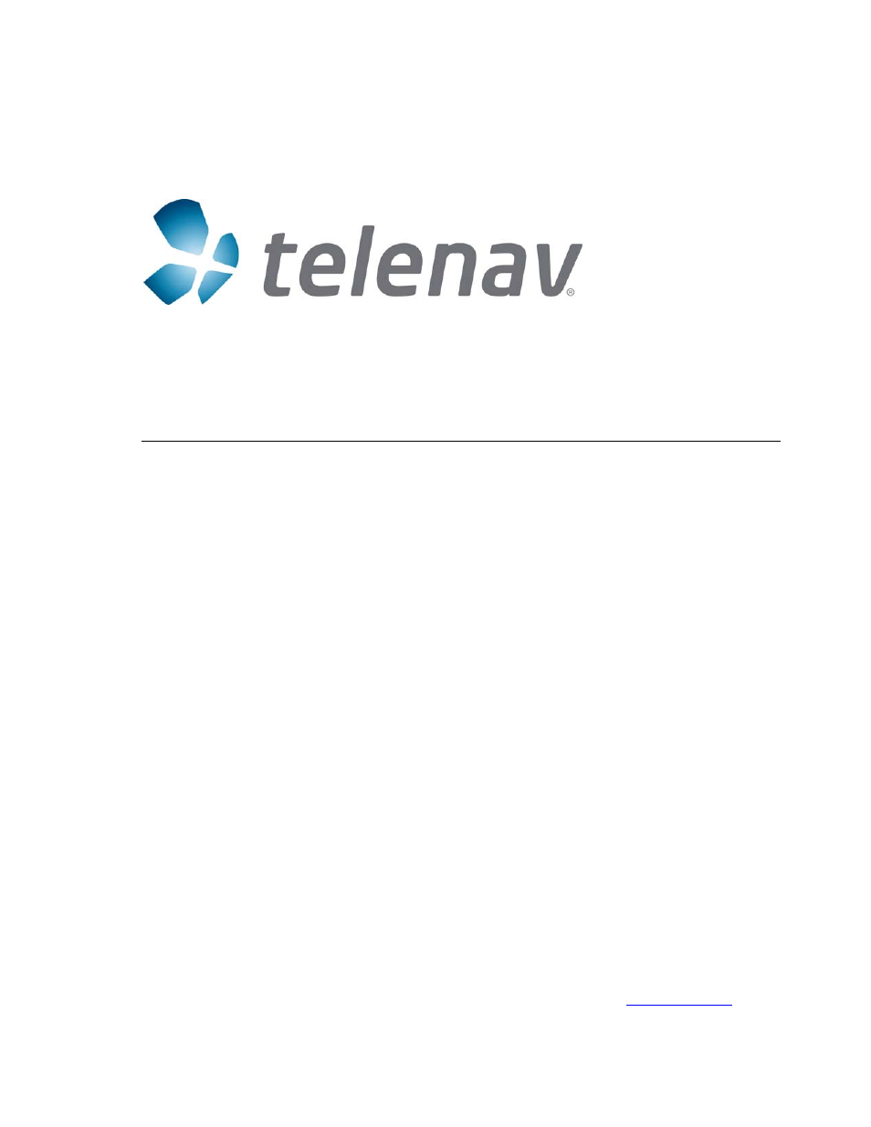 Telenav for Alltel Supported Devices: v4.7 for BlackBerry 8703 User Manual | 37 pages