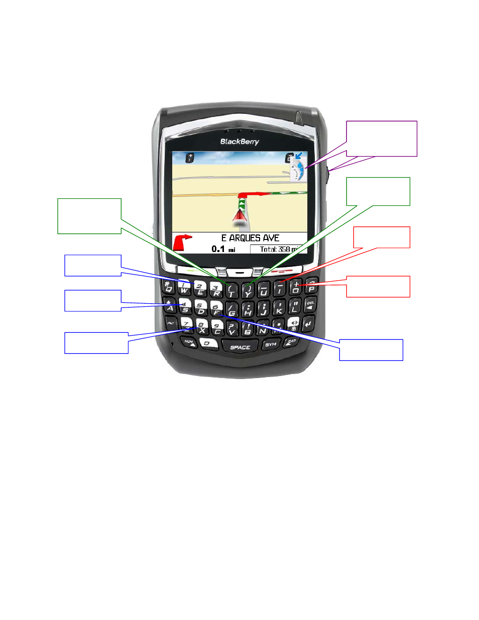 Telenav for Alltel Supported Devices: v4.7 for BlackBerry 8703 User Manual | Page 19 / 37