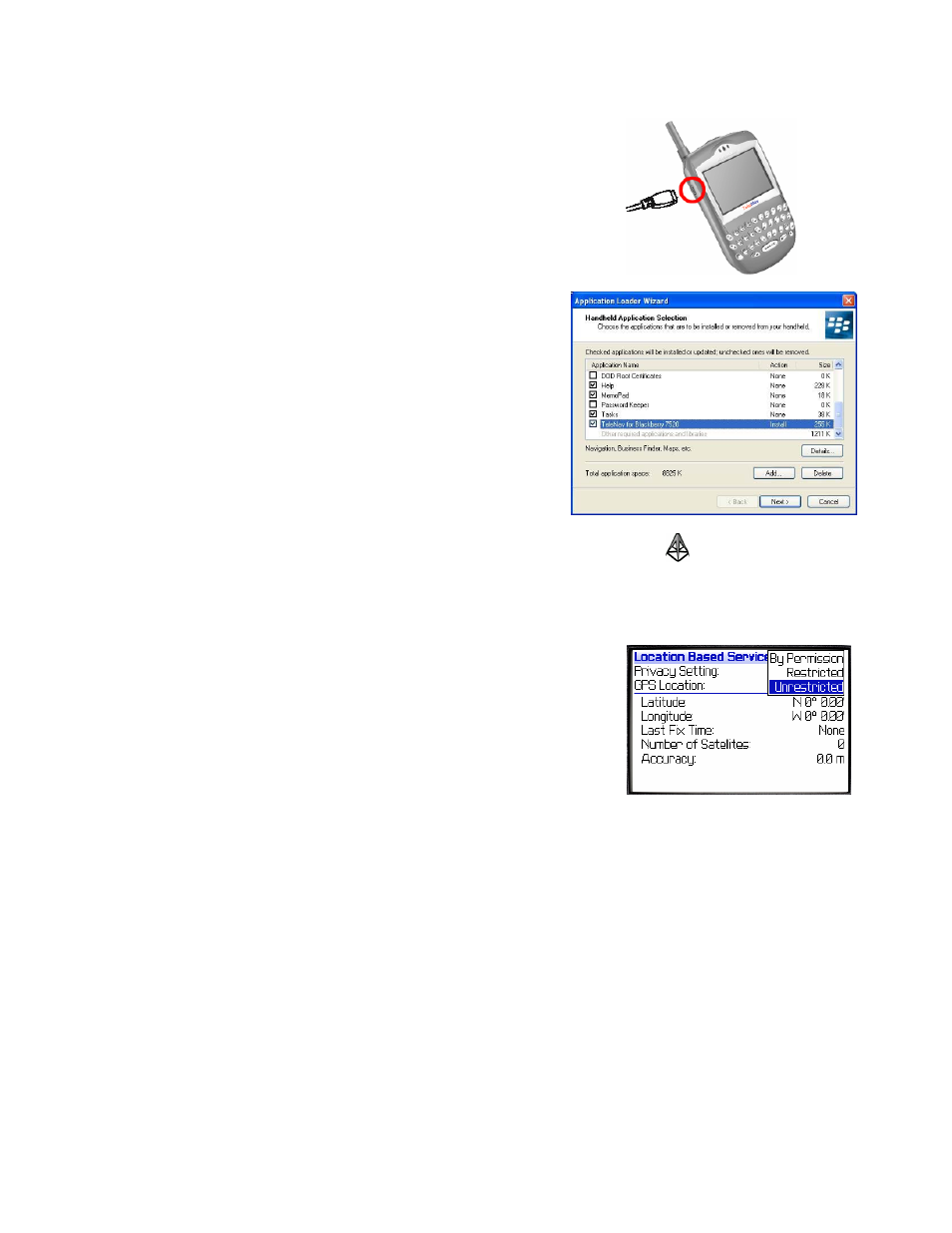 Telenav for Nextel Supported Devices: v4.1 for BlackBerry 7100i User Manual | Page 10 / 35