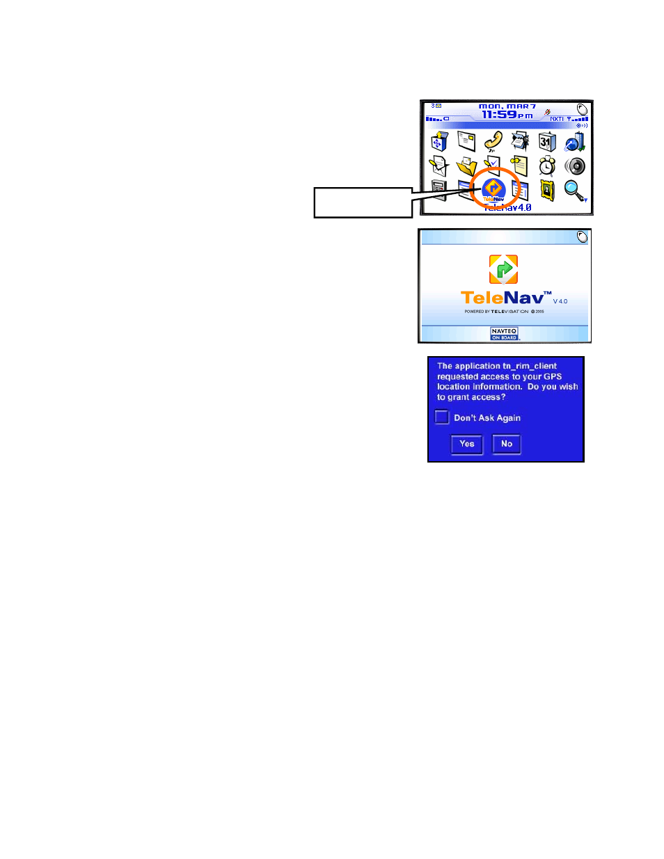 Telenav for Nextel Supported Devices: v4.1 for BlackBerry 7100i User Manual | Page 11 / 35