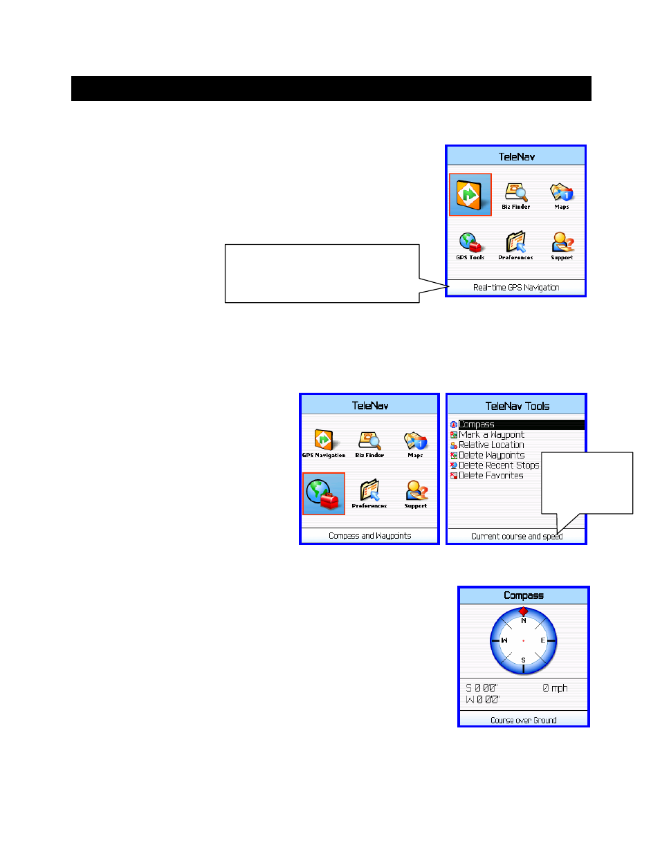 Telenav for Nextel Supported Devices: v4.1 for BlackBerry 7100i User Manual | Page 19 / 35