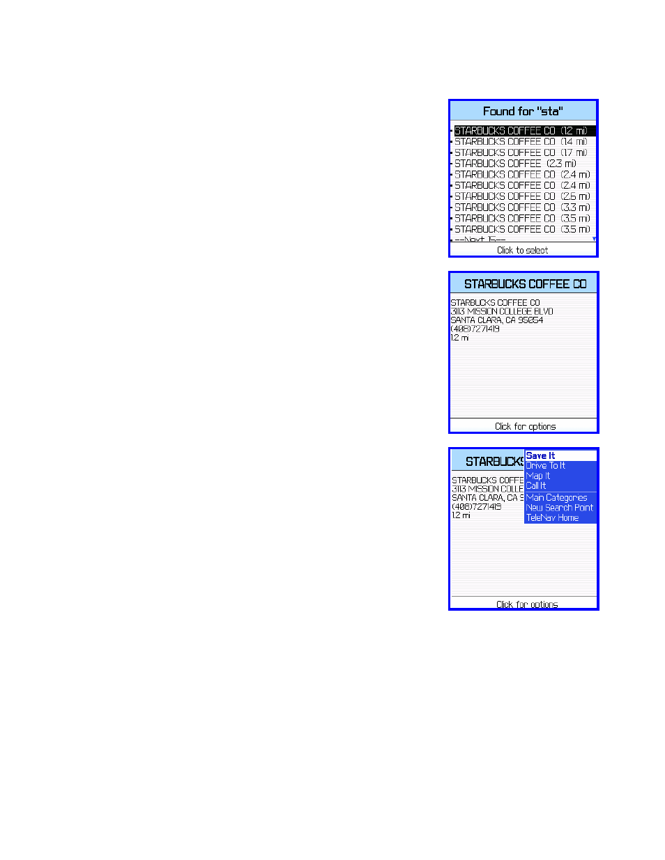 Telenav for Nextel Supported Devices: v4.1 for BlackBerry 7100i User Manual | Page 27 / 35