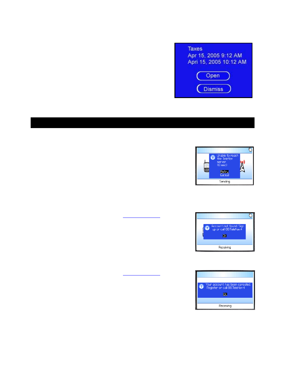 Telenav for Nextel Supported Devices: v4.1 for BlackBerry 7100i User Manual | Page 30 / 35
