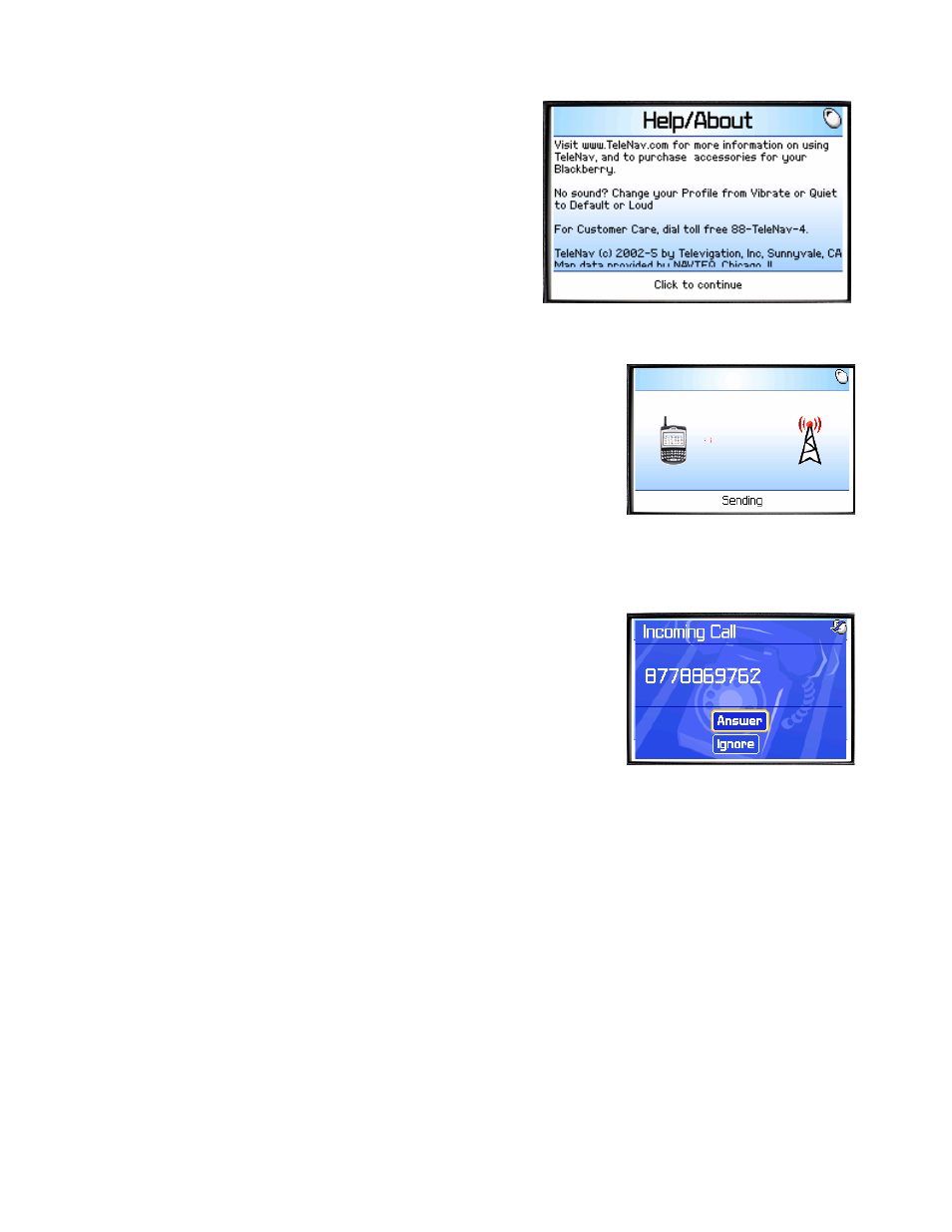 Telenav for Nextel Supported Devices: v4.0 for BlackBerry 7520 User Manual | Page 26 / 32