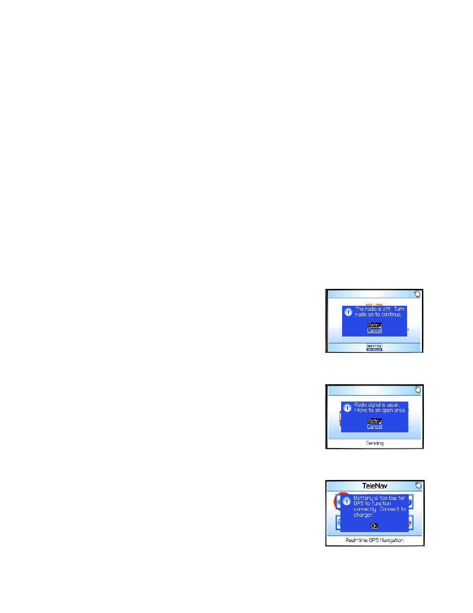 Telenav for Nextel Supported Devices: v4.0 for BlackBerry 7520 User Manual | Page 28 / 32