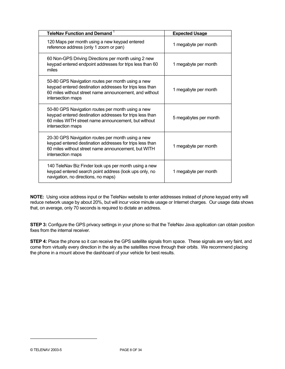 Telenav for Nextel Supported Devices: v3.0 for Motorola i860 User Manual | Page 8 / 34