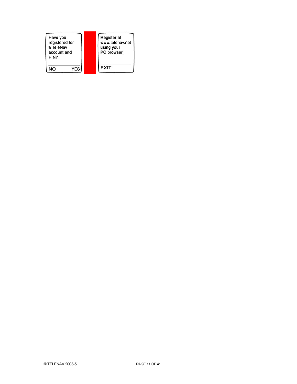 Telenav for Nextel Supported Devices: v2.2 for Motorola i730 User Manual | Page 11 / 41