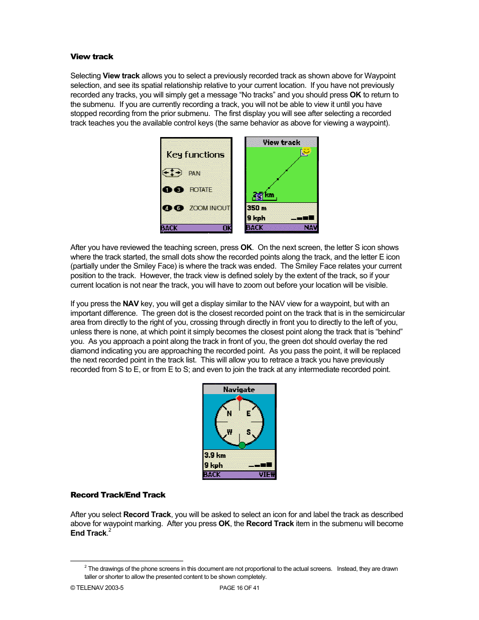 Telenav for Nextel Supported Devices: v2.2 for Motorola i730 User Manual | Page 16 / 41