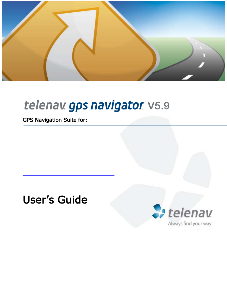 Telenav for Sprint Supported Devices: v5.9 for Brew MP devices User Manual | 32 pages