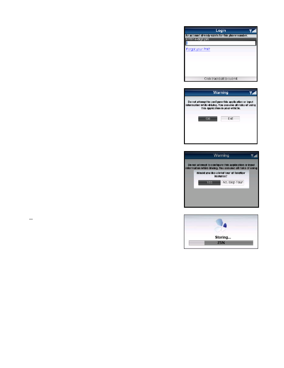 Telenav for Sprint Supported Devices: v5.5 for BlackBerry 8830, 8330, 8130 User Manual | Page 14 / 68