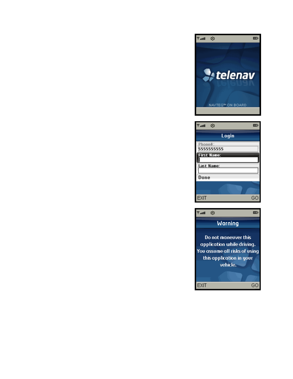 Telenav for Sprint Supported Devices: v5.2 for Samsung M500, M610; Sanyo M1, SCP-8400, Katana 6600 User Manual | Page 10 / 73