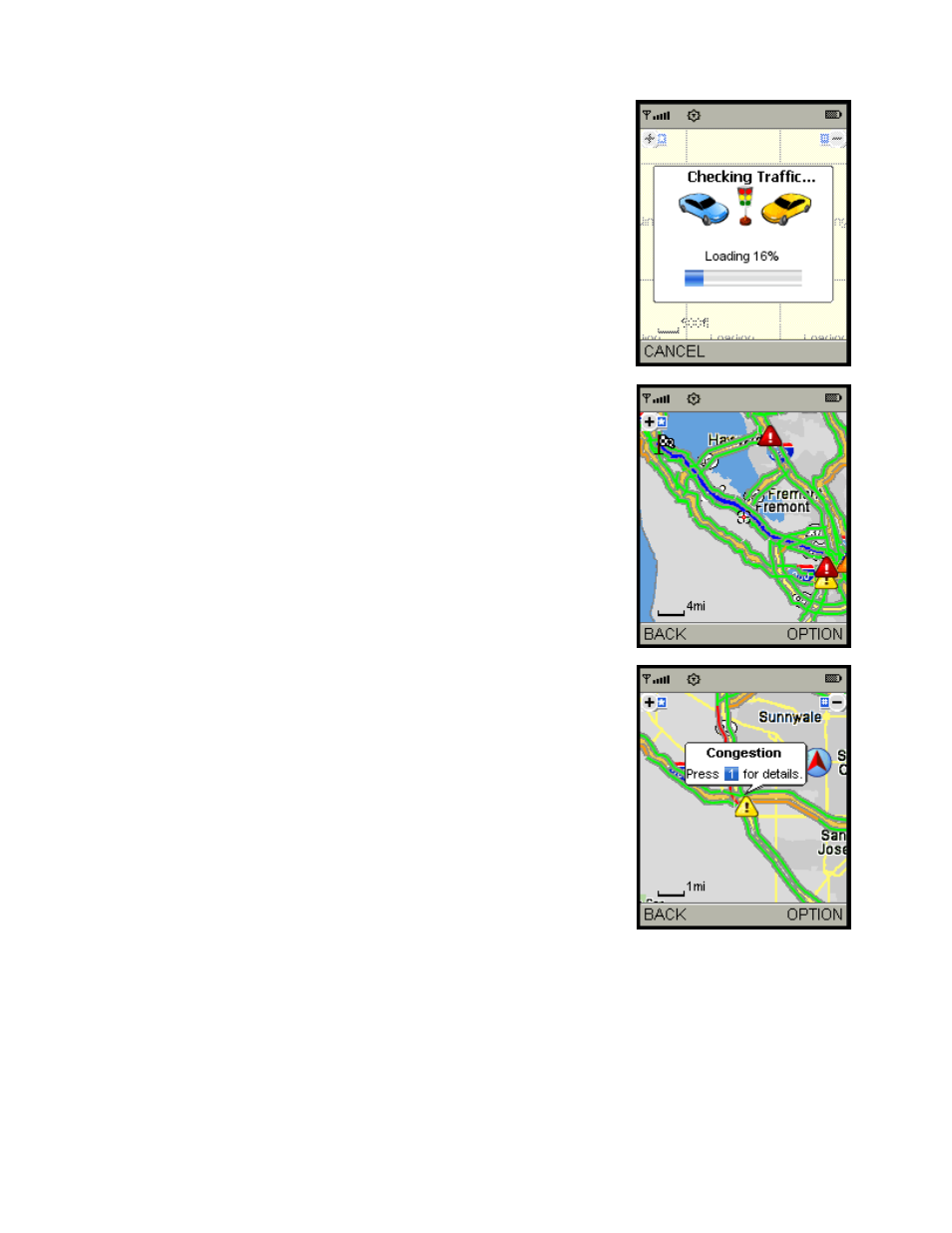 Telenav for Sprint Supported Devices: v5.2 for Samsung M500, M610; Sanyo M1, SCP-8400, Katana 6600 User Manual | Page 46 / 73