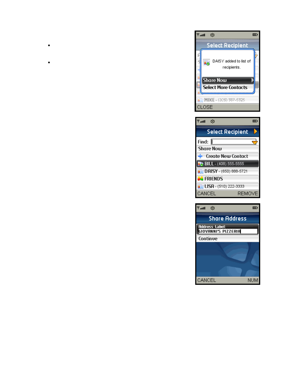 Telenav for Sprint Supported Devices: v5.2 for Samsung M500, M610; Sanyo M1, SCP-8400, Katana 6600 User Manual | Page 49 / 73
