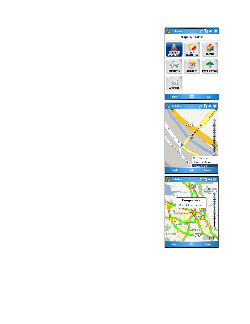 Telenav for Sprint Supported Devices: v5.2 for HTC Mogul User Manual | Page 43 / 71