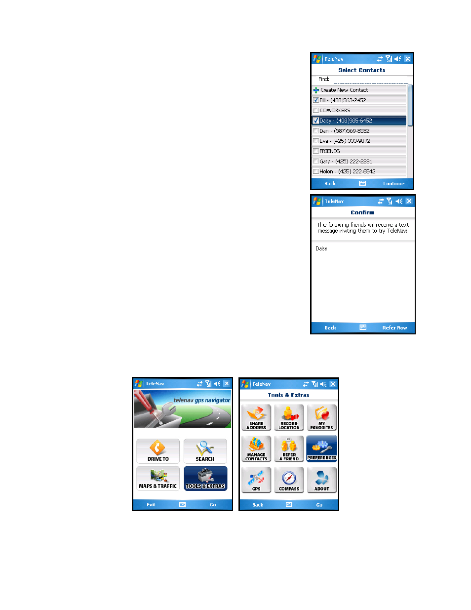 Preferences | Telenav for Sprint Supported Devices: v5.2 for HTC Mogul User Manual | Page 59 / 71