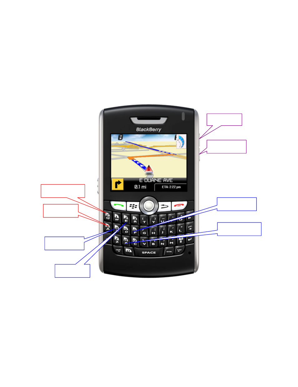 Telenav for Sprint Supported Devices: v5.1 for BlackBerry 7130, 8130, 8350i, 8703, 8830 Users Guide User Manual | Page 31 / 55