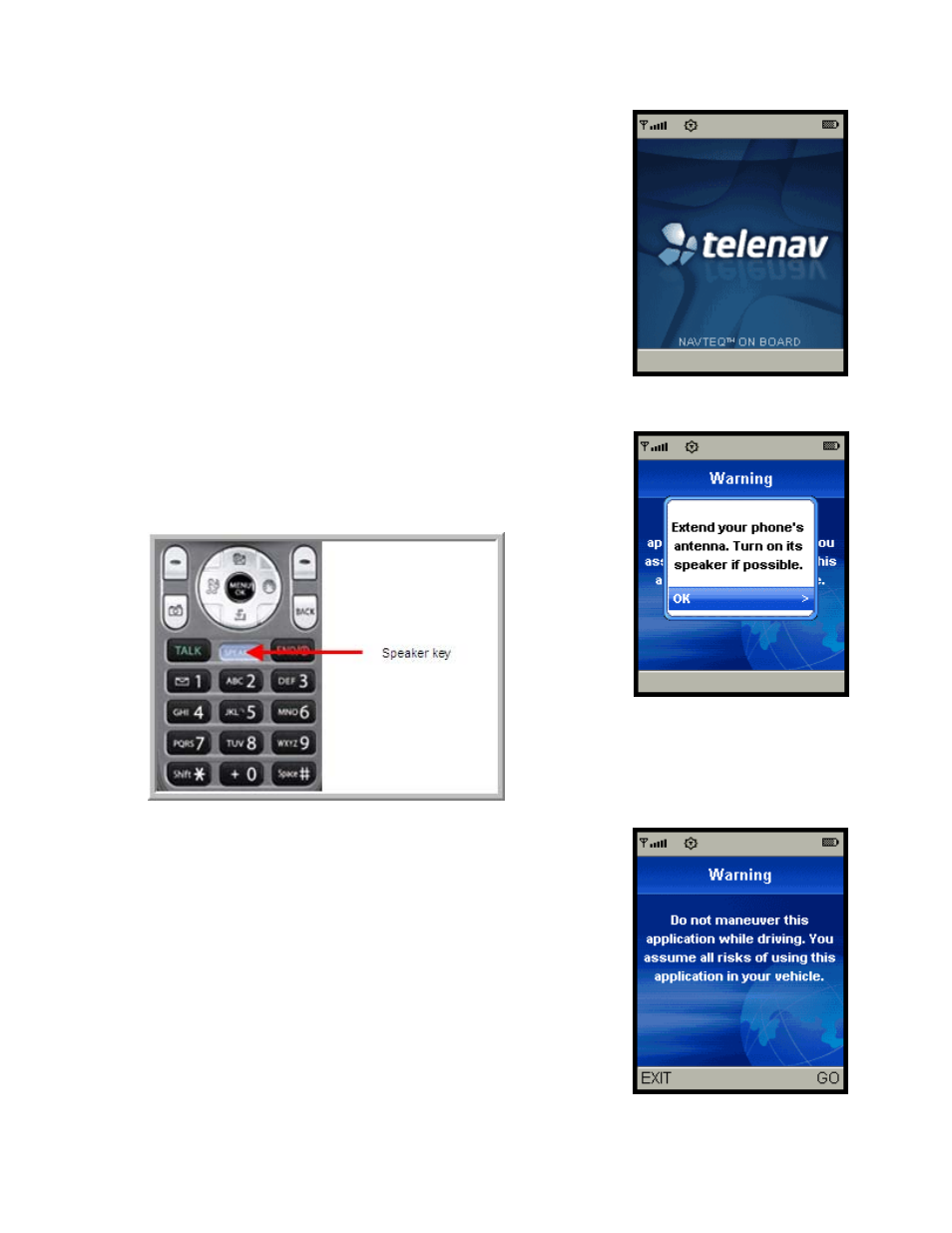 Telenav for Sprint Supported Devices: v5.1 for Sanyo Katana; Motorola RAZR, KRZR User Manual | Page 10 / 54