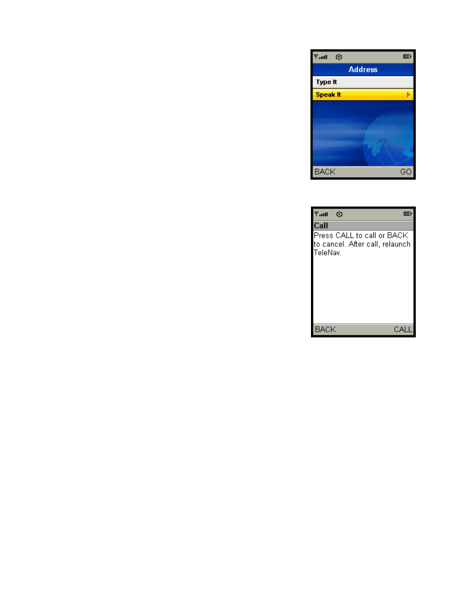 Telenav for Sprint Supported Devices: v5.1 for Sanyo Katana; Motorola RAZR, KRZR User Manual | Page 38 / 54