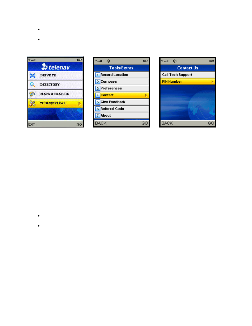 Interruption of other services, Exit the telenav gps navigator application | Telenav for Sprint Supported Devices: v5.1 for Sanyo Katana; Motorola RAZR, KRZR User Manual | Page 49 / 54