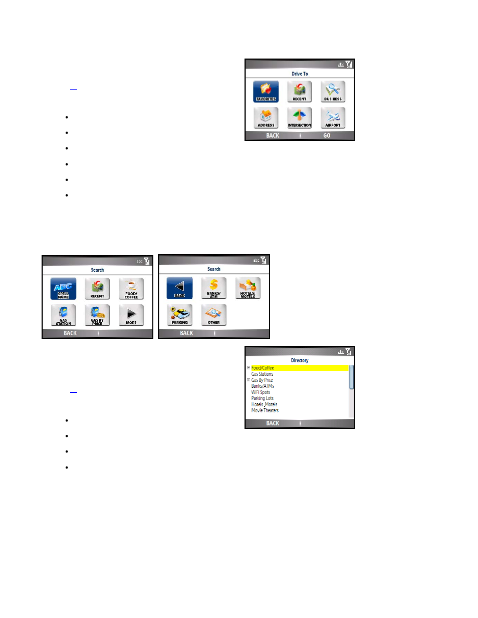 Telenav for Sprint Supported Devices: v5.0 for Motorola Q User Manual | Page 13 / 42
