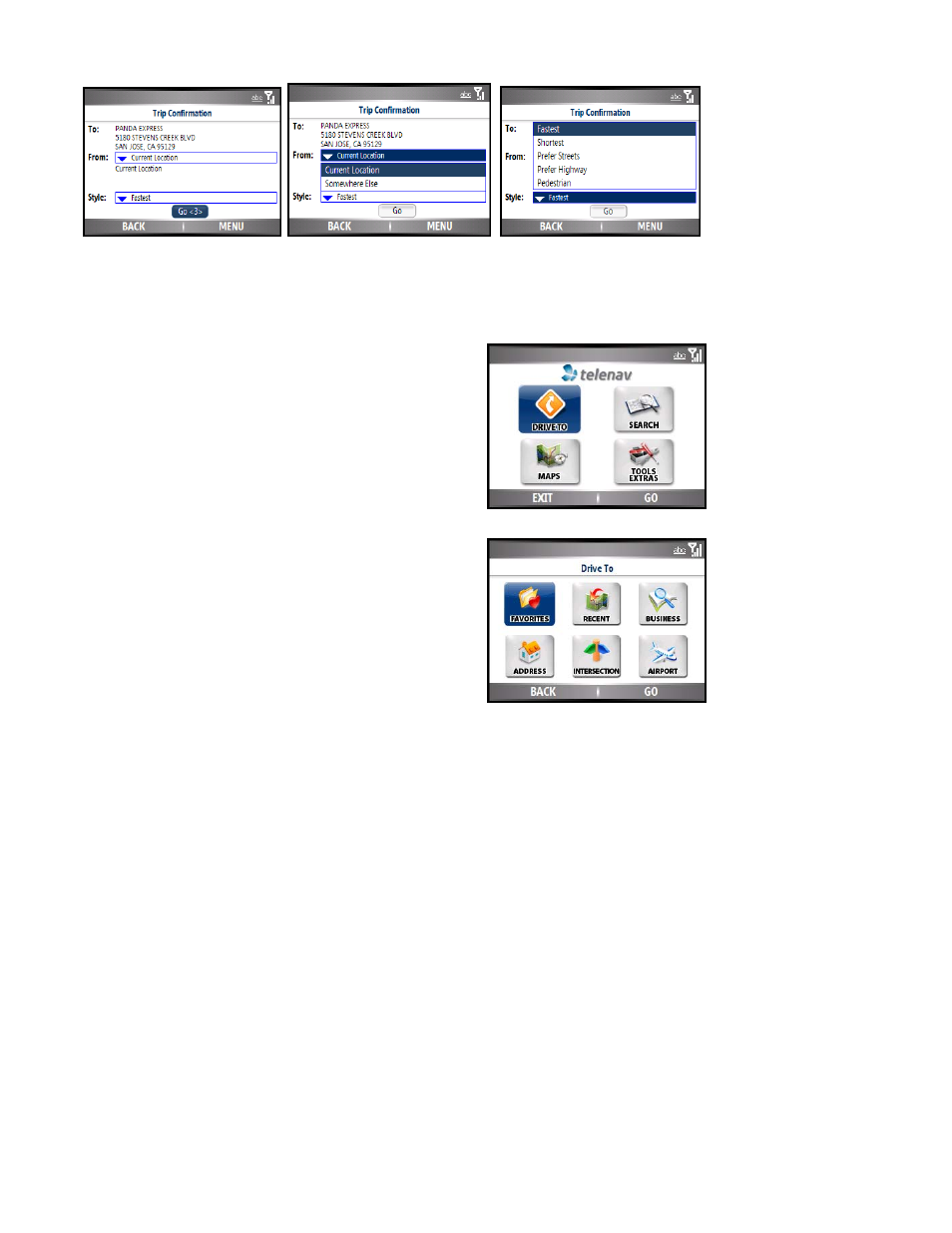 Telenav for Sprint Supported Devices: v5.0 for Motorola Q User Manual | Page 17 / 42