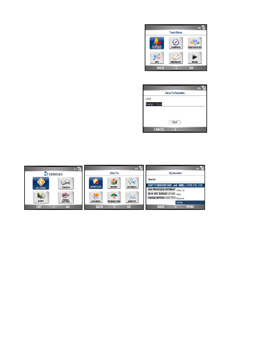 Telenav for Sprint Supported Devices: v5.0 for Motorola Q User Manual | Page 19 / 42