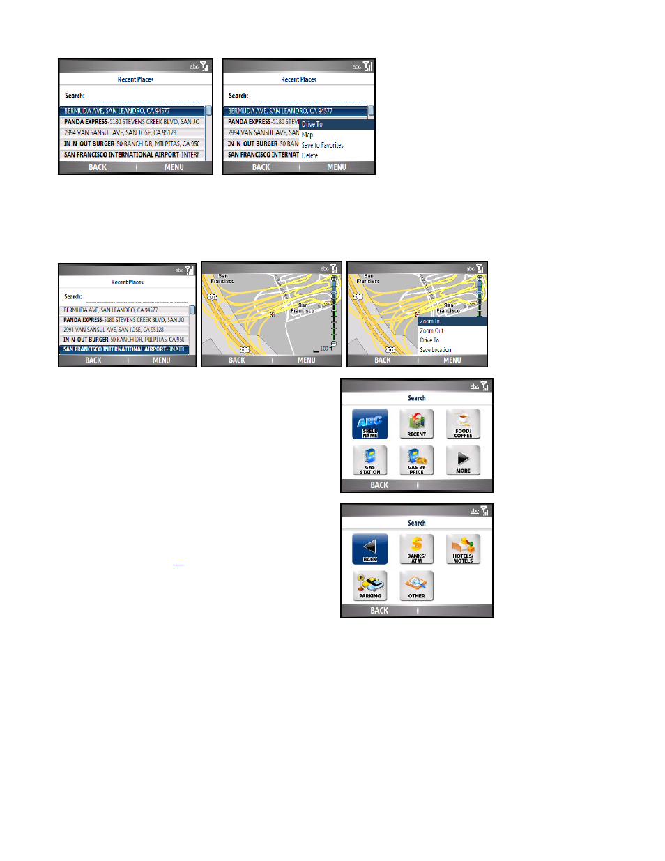 Directory search | Telenav for Sprint Supported Devices: v5.0 for Motorola Q User Manual | Page 21 / 42