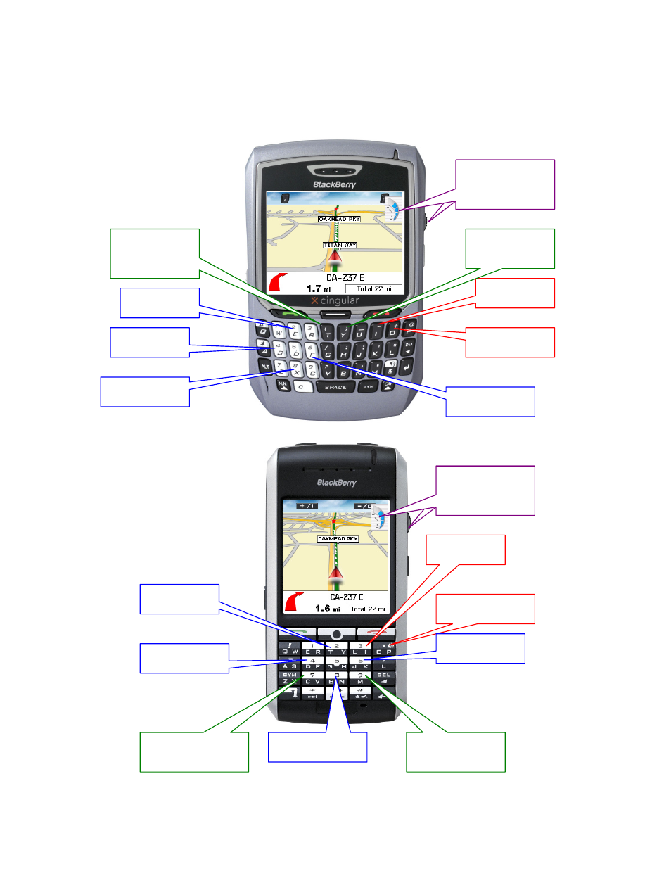 Telenav for Sprint Supported Devices: v4.7 for BlackBerry 7130e, 8730e User Manual | Page 20 / 38