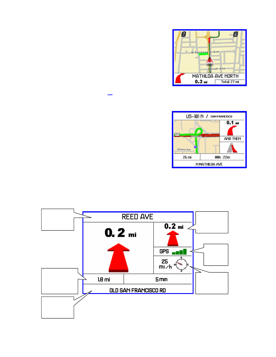 2d map view, Turn arrows and corner map | Telenav for Sprint Supported Devices: v4.7 for BlackBerry 7130e, 8730e User Manual | Page 21 / 38