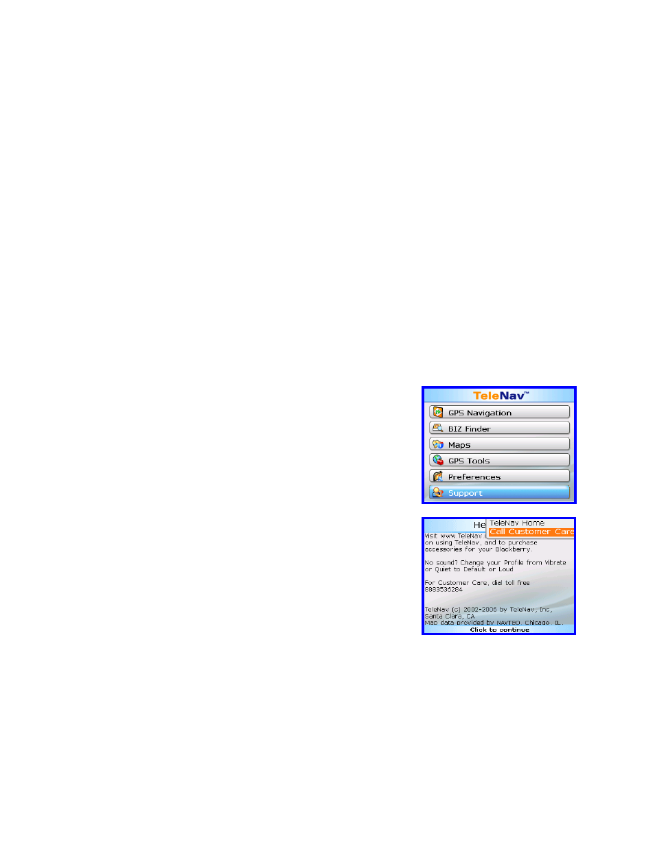 Telenav for Sprint Supported Devices: v4.4 for BlackBerry 7130e, 8703e Users Guide User Manual | Page 27 / 34