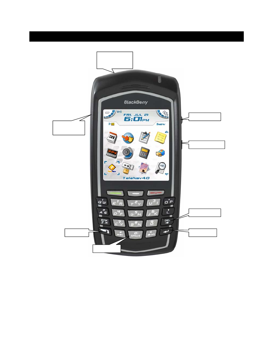 Telenav for Sprint Supported Devices: v4.4 for BlackBerry 7130e, 8703e Users Guide User Manual | Page 7 / 34