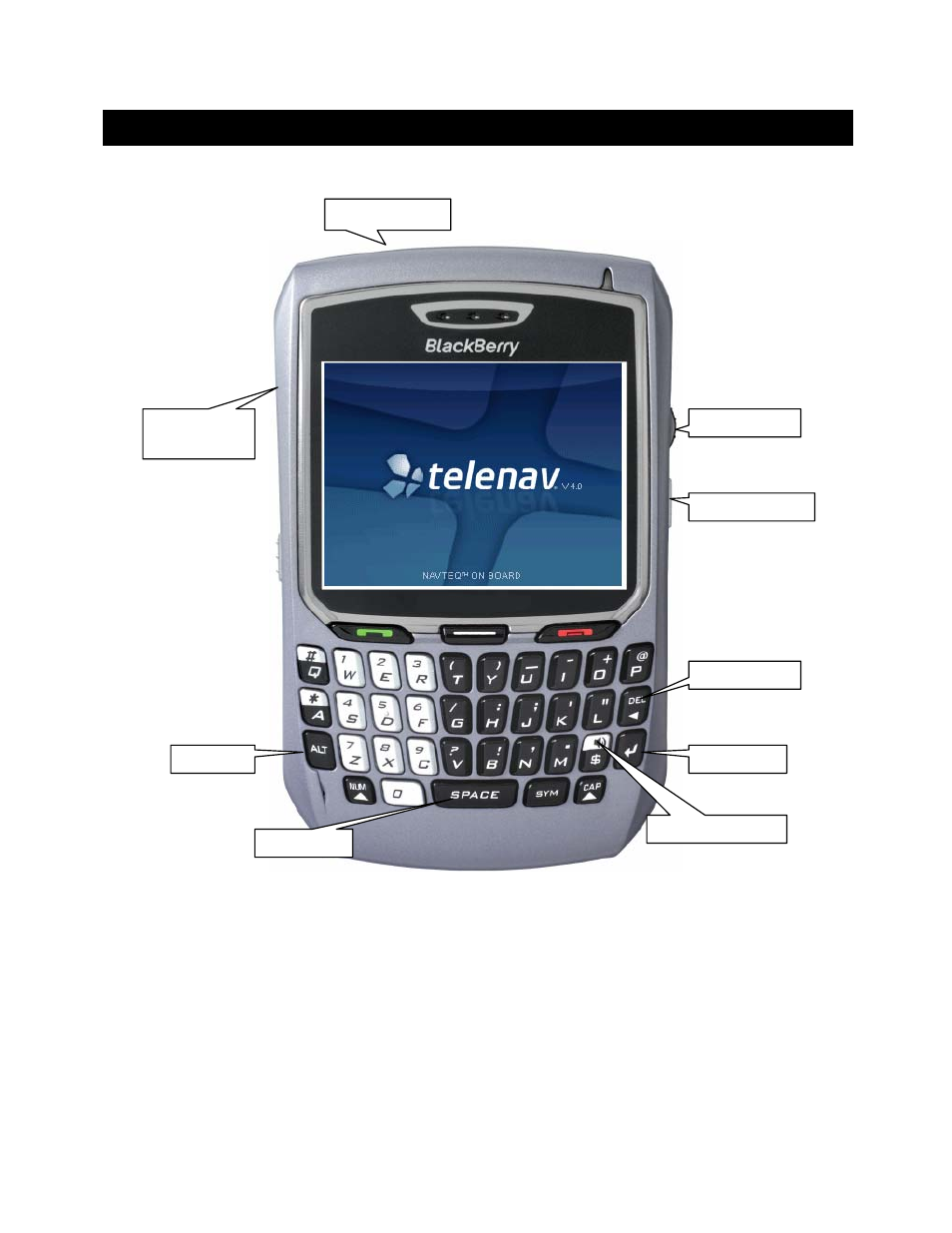 Telenav for Sprint Supported Devices: v4.4 for BlackBerry 7130e, 8703e Users Guide User Manual | Page 8 / 34