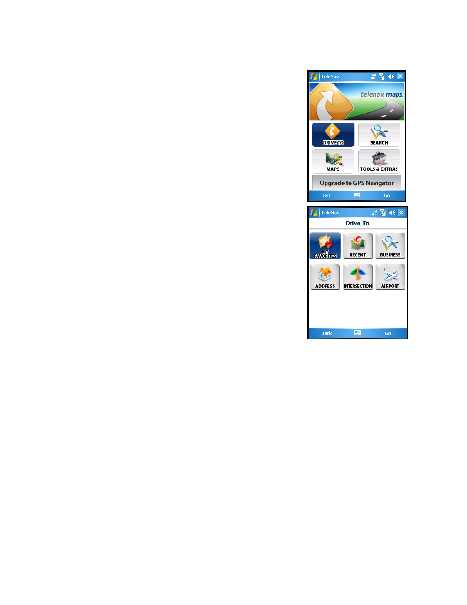 Telenav for AT&T Supported Devices: v2.0 for Windows Mobile; HTC 8525, 8925; Samsung BlackJack 2 Users Guide User Manual | Page 18 / 57