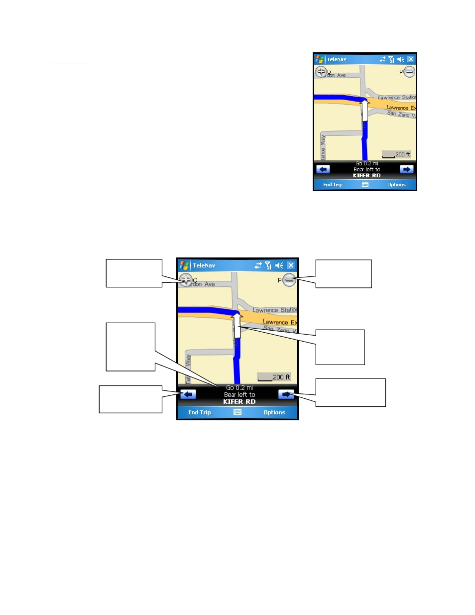 Turn maps | Telenav for AT&T Supported Devices: v2.0 for Windows Mobile; HTC 8525, 8925; Samsung BlackJack 2 Users Guide User Manual | Page 28 / 57