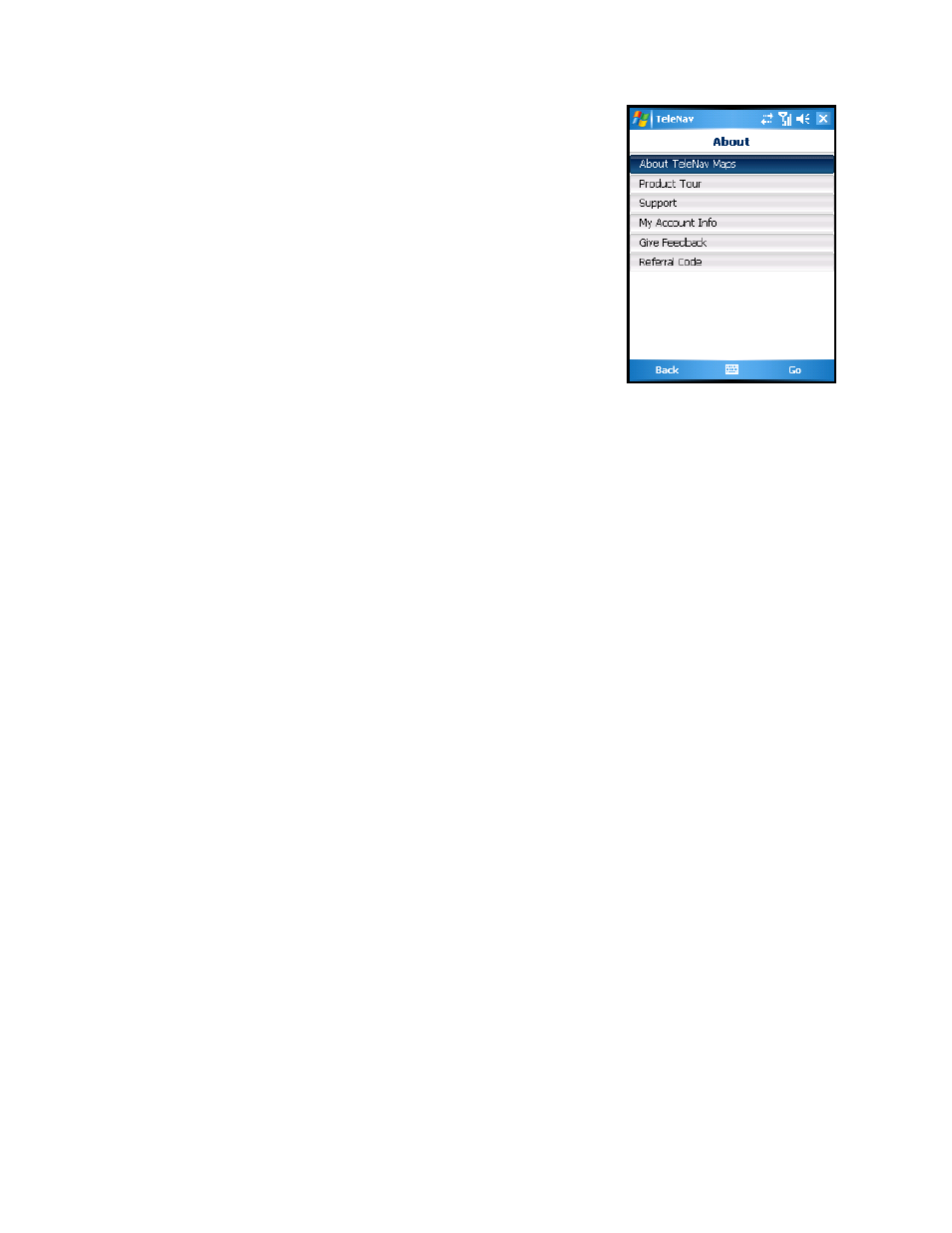 Telenav for AT&T Supported Devices: v2.0 for Windows Mobile; HTC 8525, 8925; Samsung BlackJack 2 Users Guide User Manual | Page 49 / 57